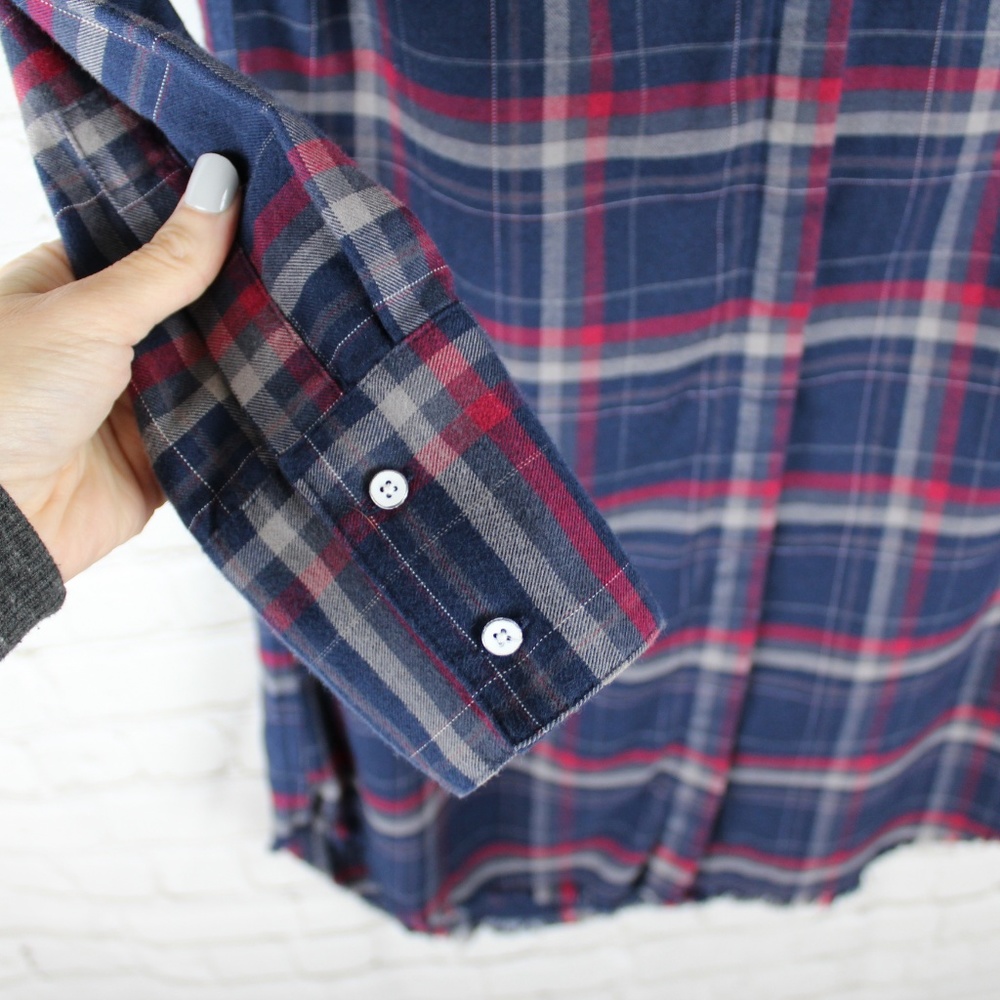 DA 1961 Prince & Mott Flannel ShirtDress w Pockets - Picture 4 of 8